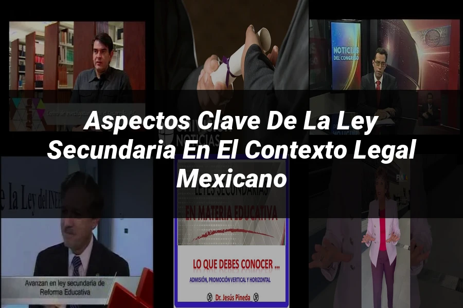 "Aspectos Clave de la Ley Secundaria en el Contexto Legal Mexicano"
