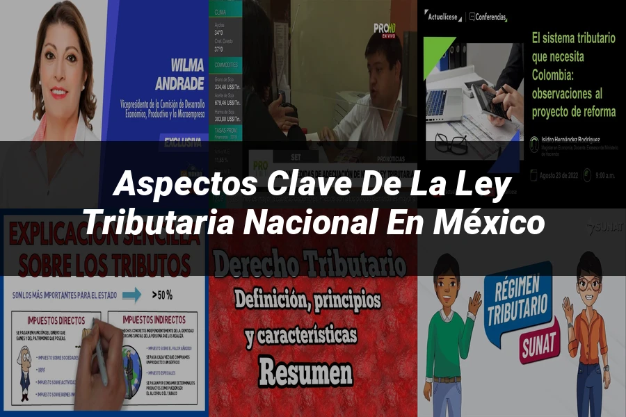 "Aspectos Clave de la Ley Tributaria Nacional en México"