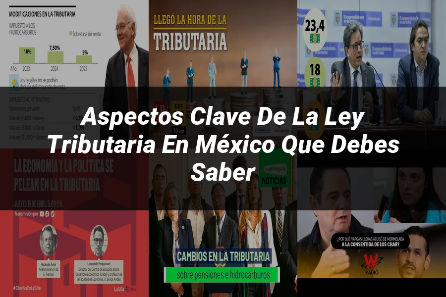 "Aspectos Clave de la Ley Tributaria en México que Debes Saber"