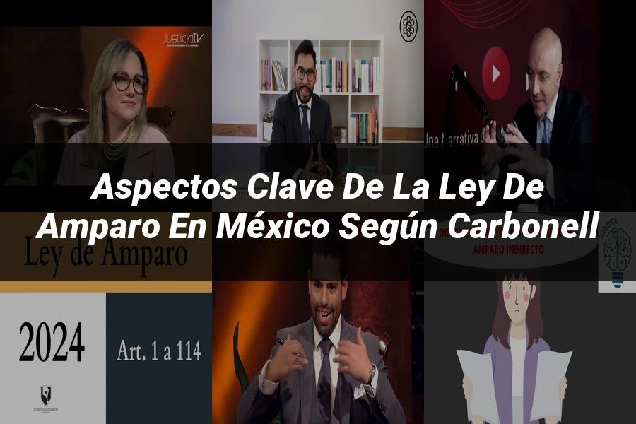"Aspectos Clave de la Ley de Amparo en México según Carbonell"