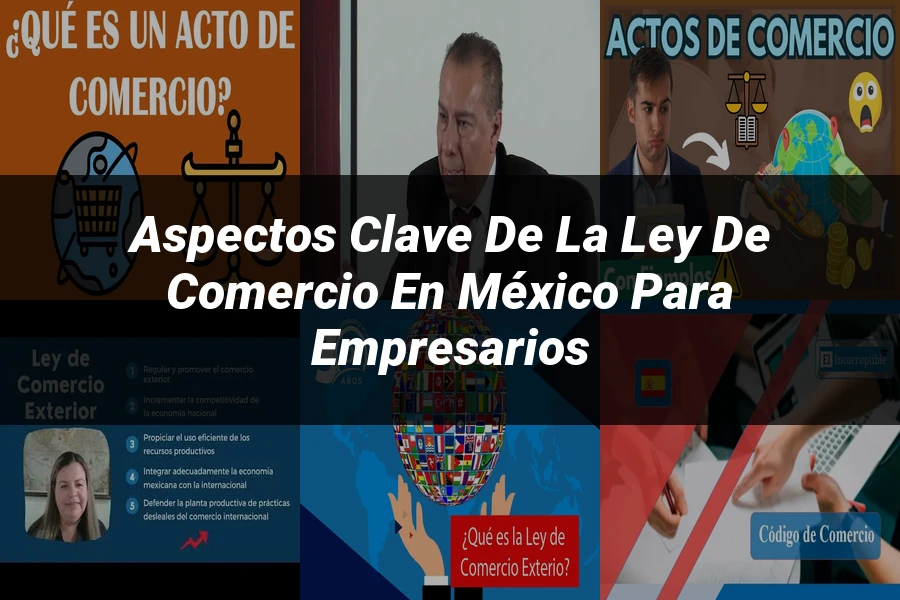 "Aspectos Clave de la Ley de Comercio en México para Empresarios"