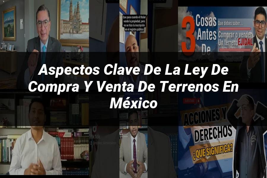 "Aspectos Clave de la Ley de Compra y Venta de Terrenos en México"