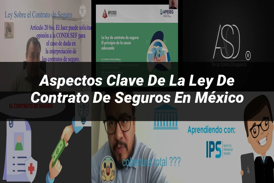 "Aspectos Clave de la Ley de Contrato de Seguros en México"