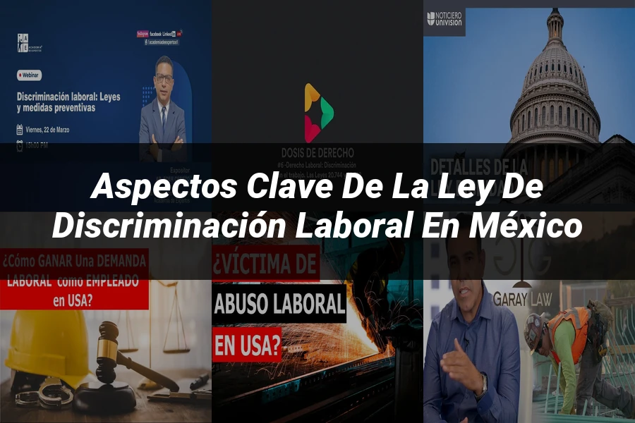 "Aspectos Clave de la Ley de Discriminación Laboral en México"