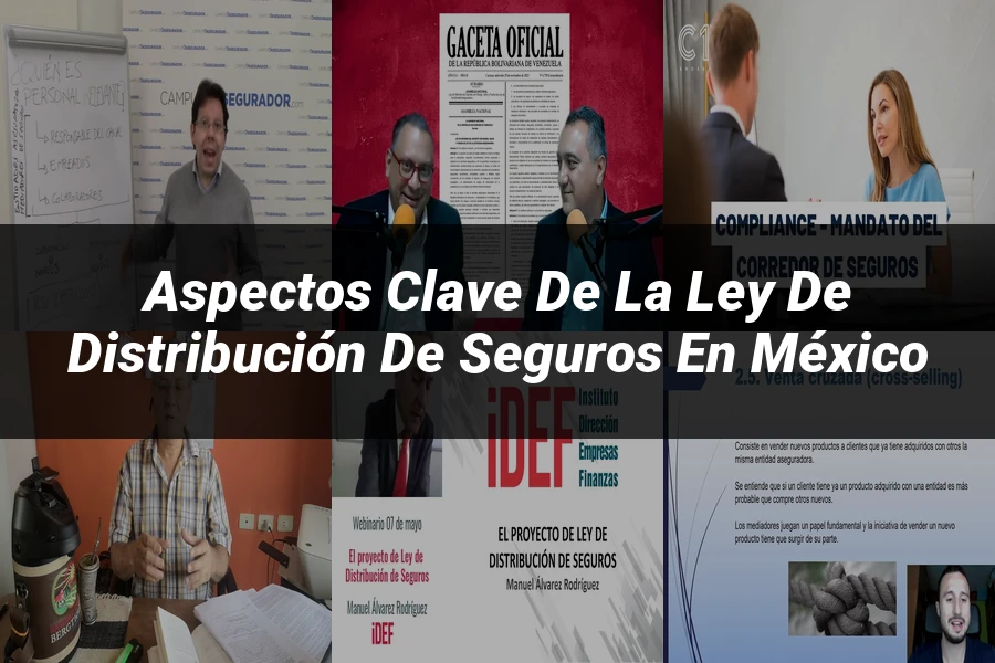 "Aspectos Clave de la Ley de Distribución de Seguros en México"