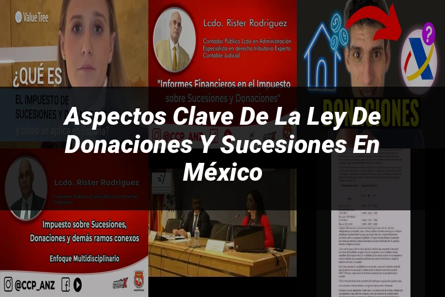 "Aspectos Clave de la Ley de Donaciones y Sucesiones en México"