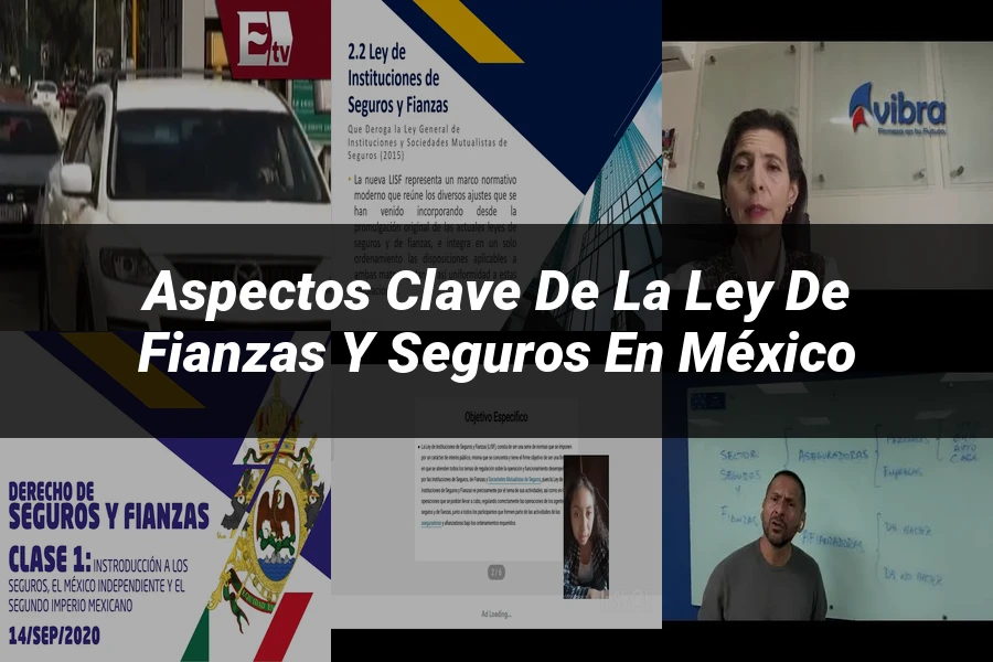 "Aspectos Clave de la Ley de Fianzas y Seguros en México"