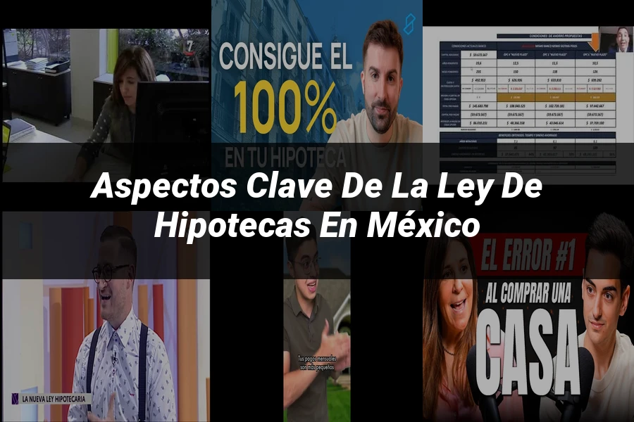 "Aspectos Clave de la Ley de Hipotecas en México"