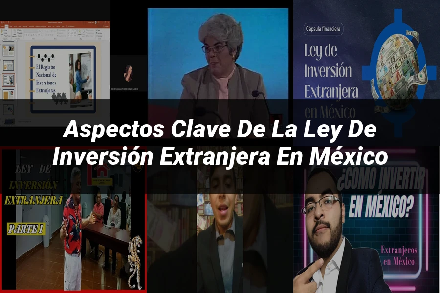 "Aspectos Clave de la Ley de Inversión Extranjera en México"