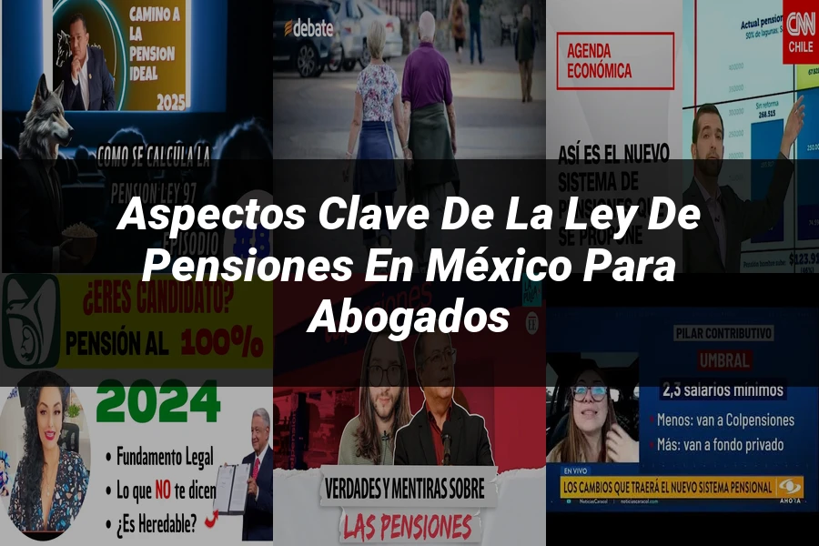 "Aspectos Clave de la Ley de Pensiones en México para Abogados"