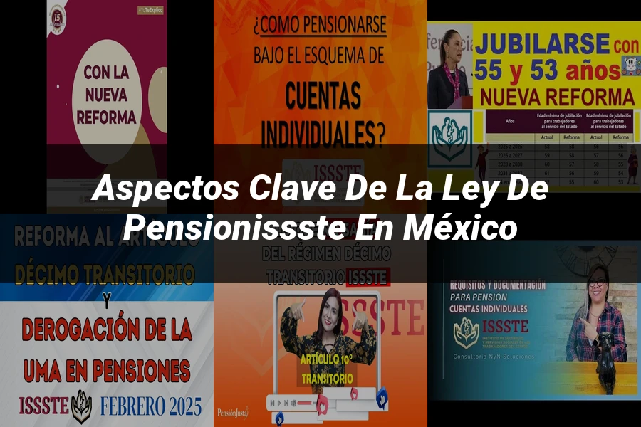 "Aspectos Clave de la Ley de Pensionissste en México"