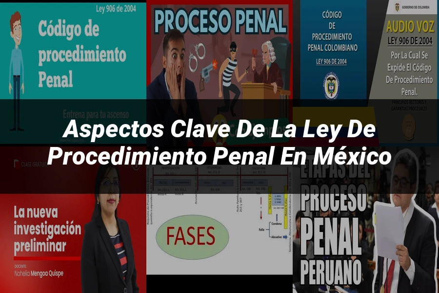 "Aspectos Clave de la Ley de Procedimiento Penal en México"