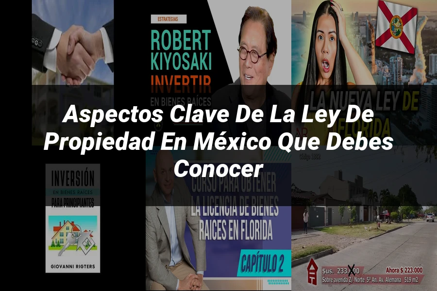 "Aspectos Clave de la Ley de Propiedad en México que Debes Conocer"