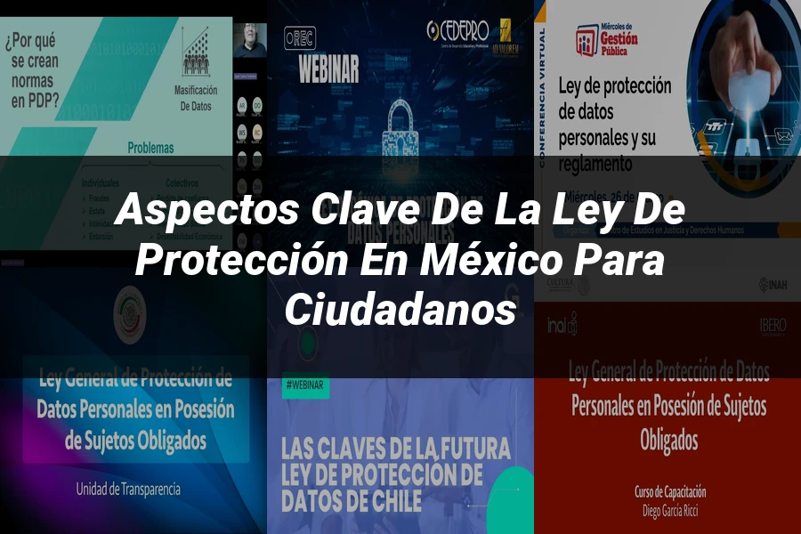"Aspectos Clave de la Ley de Protección en México para Ciudadanos"