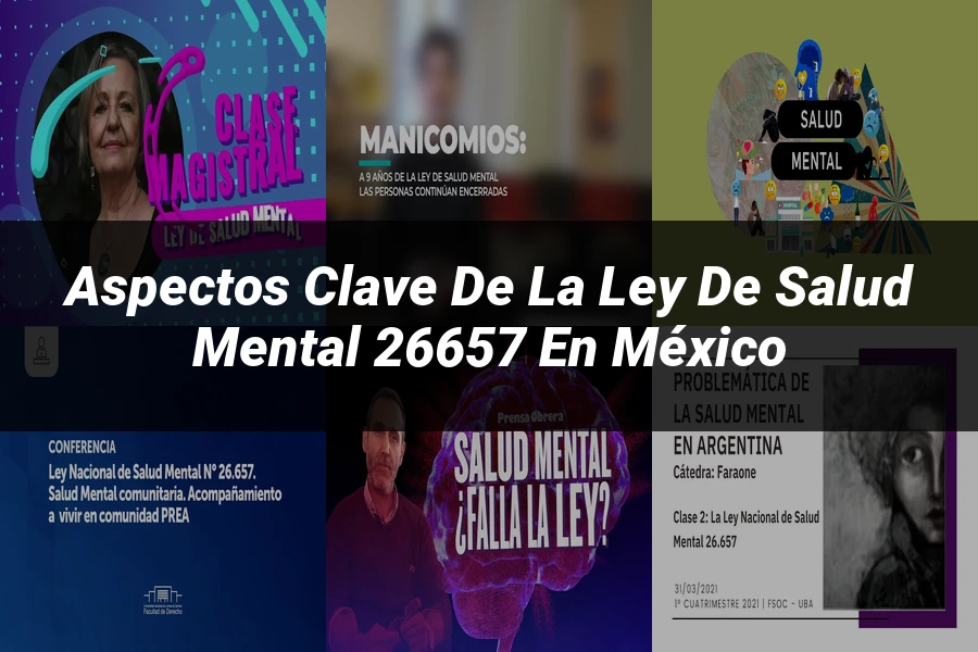 "Aspectos Clave de la Ley de Salud Mental 26657 en México"