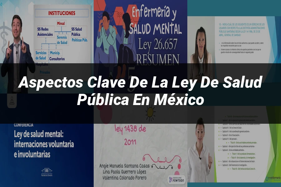 "Aspectos Clave de la Ley de Salud Pública en México"