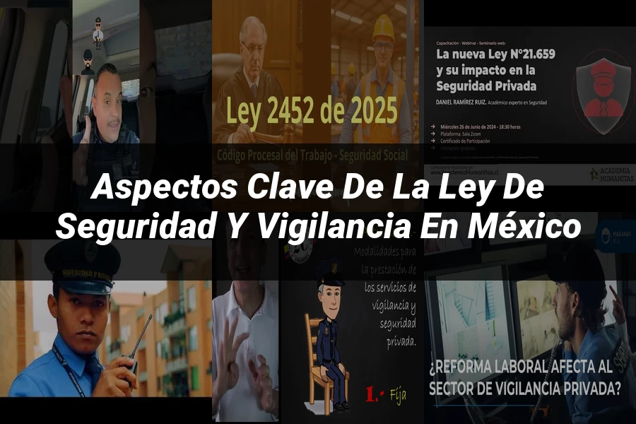 "Aspectos Clave de la Ley de Seguridad y Vigilancia en México"