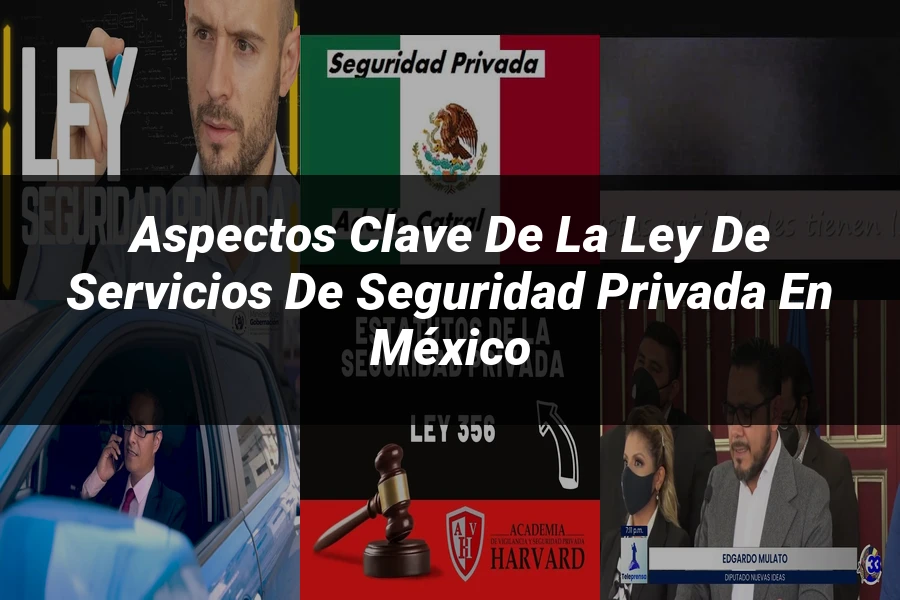 "Aspectos Clave de la Ley de Servicios de Seguridad Privada en México"