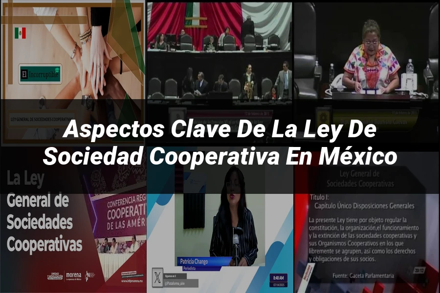 "Aspectos Clave de la Ley de Sociedad Cooperativa en México"