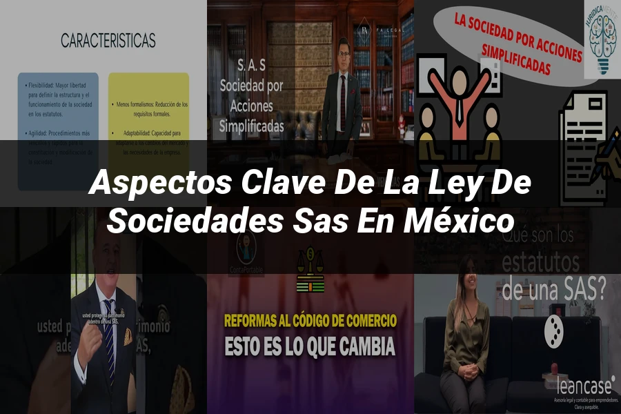"Aspectos Clave de la Ley de Sociedades SAS en México"