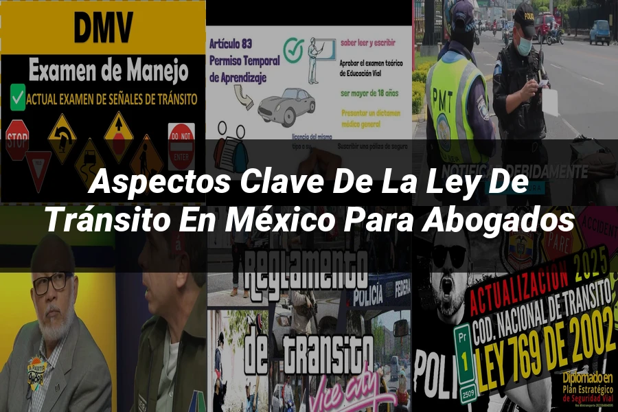 "Aspectos Clave de la Ley de Tránsito en México para Abogados"