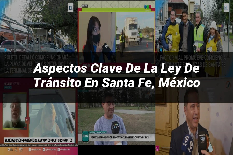 "Aspectos Clave de la Ley de Tránsito en Santa Fe, México"