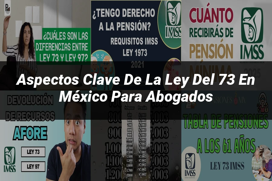 "Aspectos Clave de la Ley del 73 en México para Abogados"