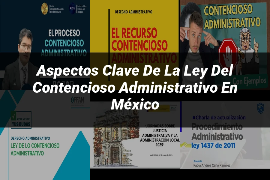 "Aspectos Clave de la Ley del Contencioso Administrativo en México"