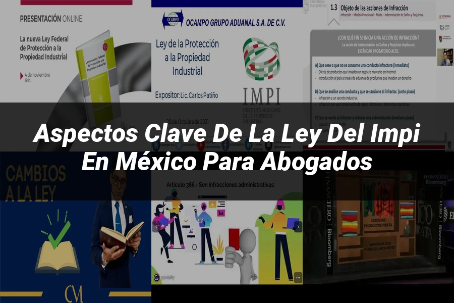 "Aspectos Clave de la Ley del IMPI en México para Abogados"