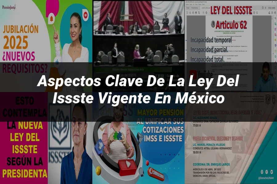 "Aspectos Clave de la Ley del ISSSTE Vigente en México"