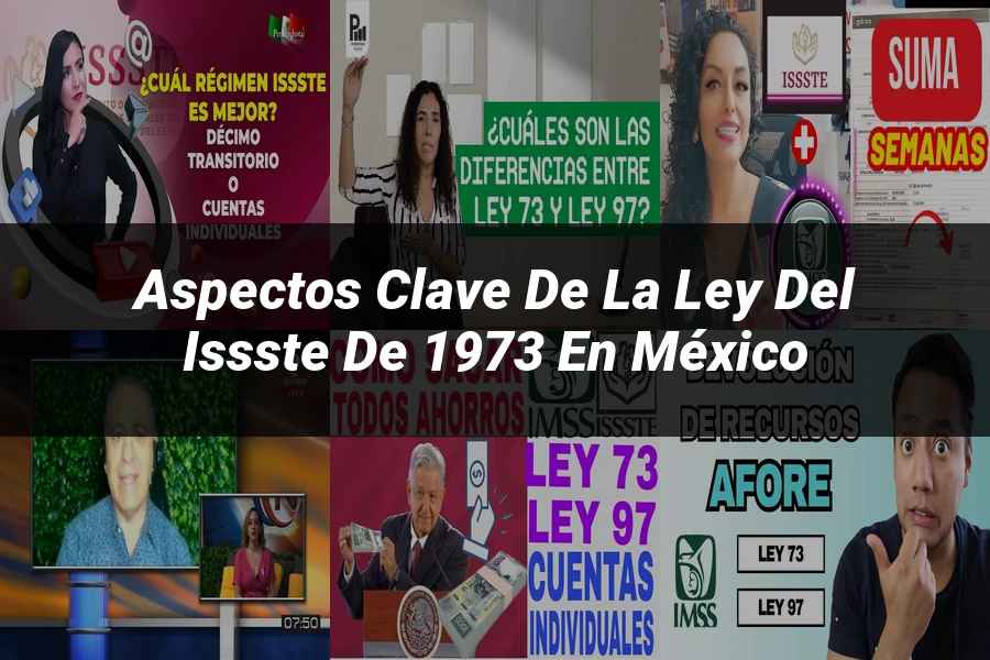 "Aspectos Clave de la Ley del ISSSTE de 1973 en México"