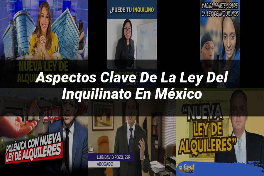 "Aspectos Clave de la Ley del Inquilinato en México"