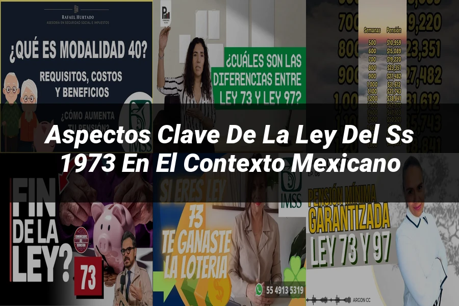 "Aspectos Clave de la Ley del SS 1973 en el Contexto Mexicano"
