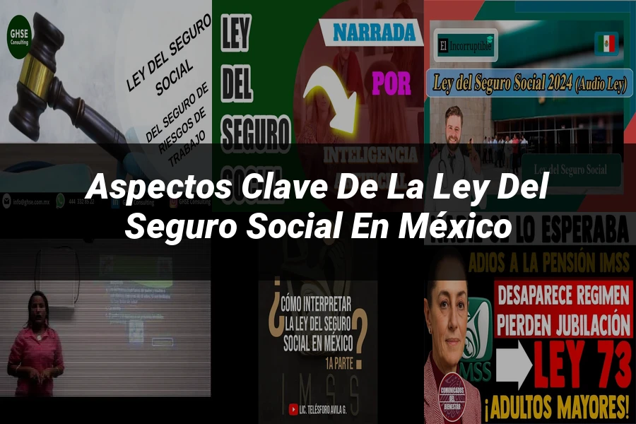 "Aspectos Clave de la Ley del Seguro Social en México"