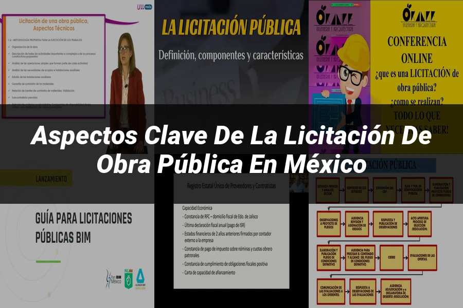 "Aspectos Clave de la Licitación de Obra Pública en México"