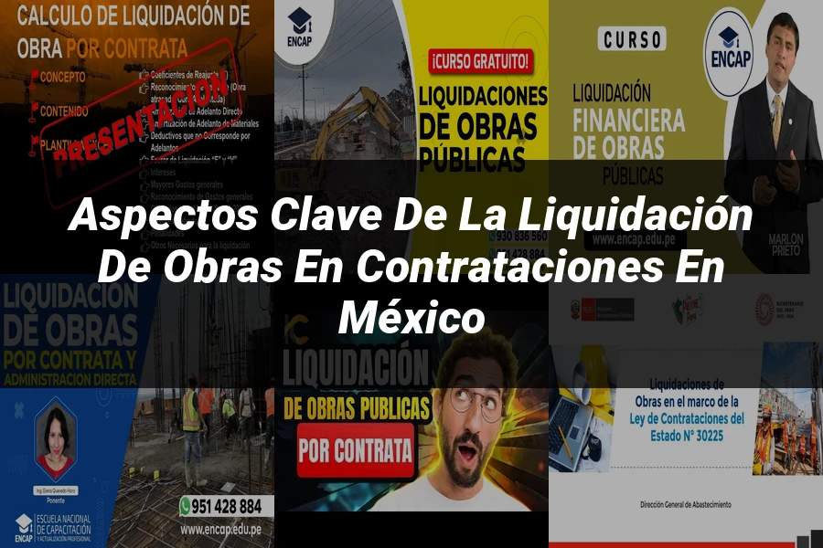 "Aspectos Clave de la Liquidación de Obras en Contrataciones en México"