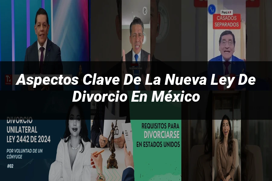 "Aspectos Clave de la Nueva Ley de Divorcio en México"