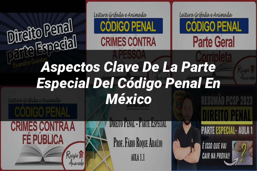 "Aspectos Clave de la Parte Especial del Código Penal en México"