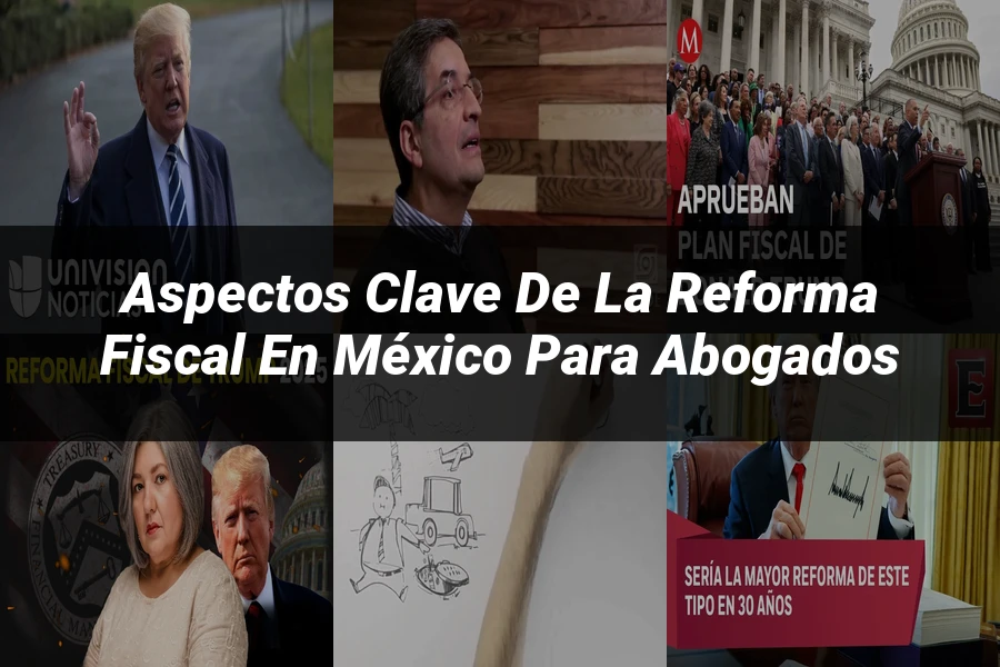"Aspectos Clave de la Reforma Fiscal en México para Abogados"