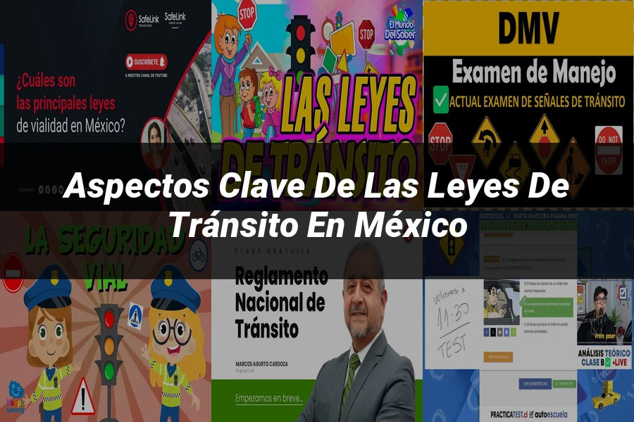 "Aspectos Clave de las Leyes de Tránsito en México"