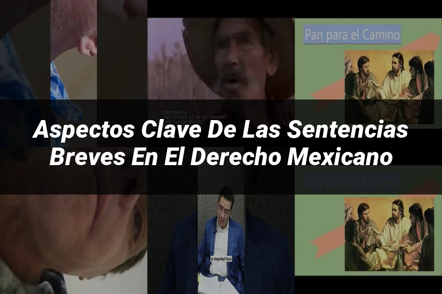 "Aspectos Clave de las Sentencias Breves en el Derecho Mexicano"