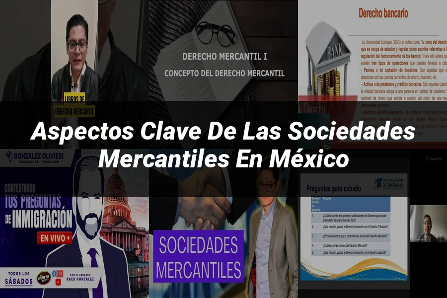 "Aspectos Clave de las Sociedades Mercantiles en México"