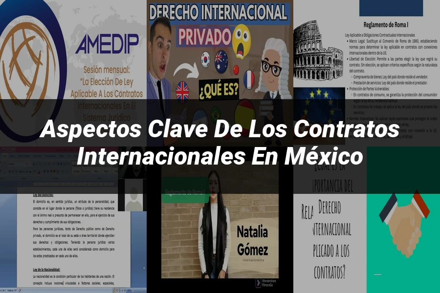 "Aspectos Clave de los Contratos Internacionales en México"