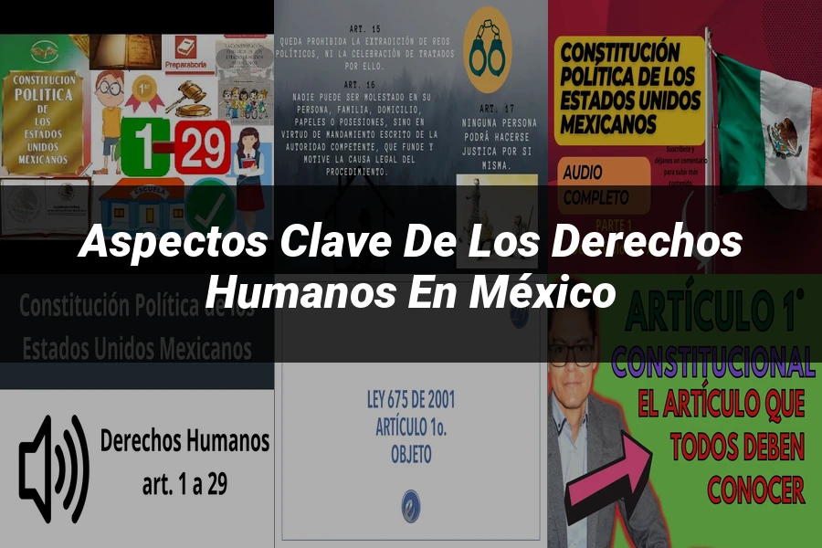 "Aspectos Clave de los Derechos Humanos en México"