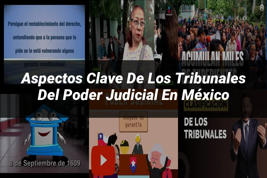 "Aspectos Clave de los Tribunales del Poder Judicial en México"