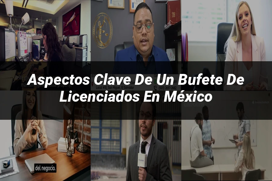 "Aspectos Clave de un Bufete de Licenciados en México"
