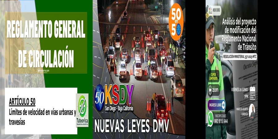 "Aspectos Clave del Artículo 50 de la Ley de Tránsito en México"
