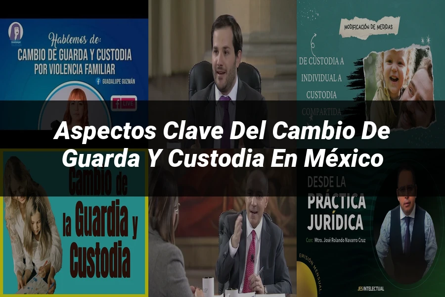 "Aspectos Clave del Cambio de Guarda y Custodia en México"
