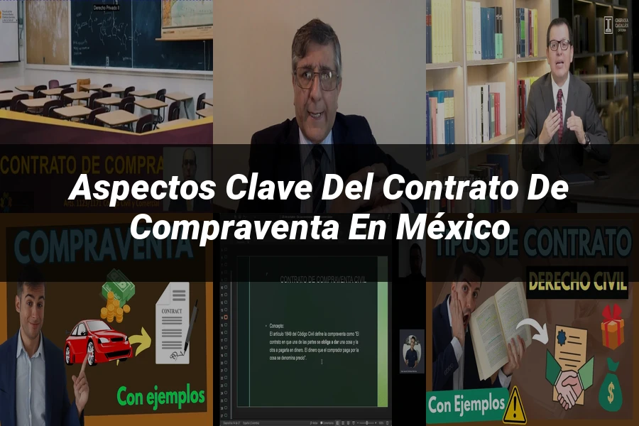 "Aspectos Clave del Contrato de Compraventa en México"
