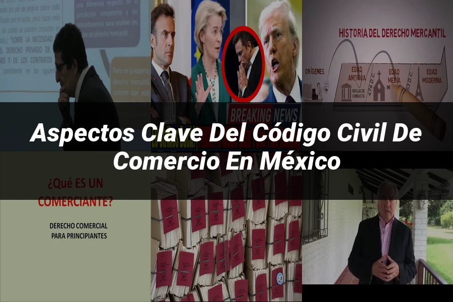 "Aspectos Clave del Código Civil de Comercio en México"